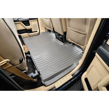 SmartCoverage™ Floor Liners For 2015-2026 Ford F-150 SuperCrew Cab (1st Row Bench) No 2nd Row Underseat Storage (Vinyl)