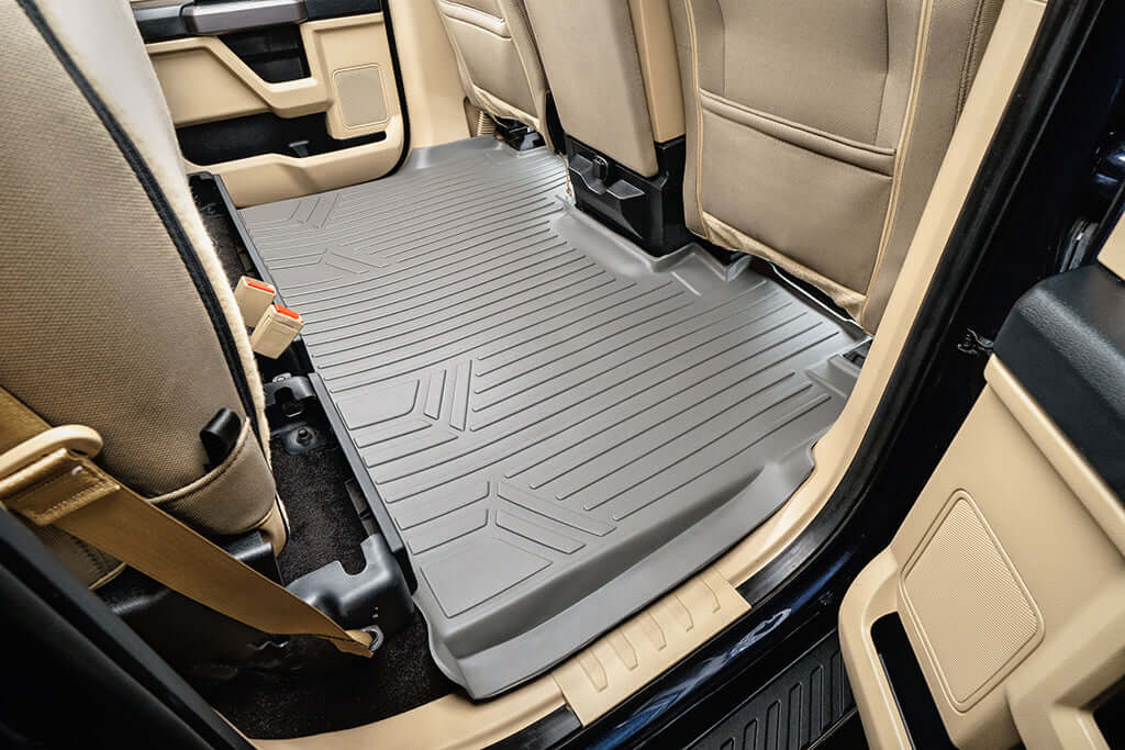 SmartCoverage™ Floor Liners For 2015-2026 Ford F-150 SuperCrew Cab (1st Row Bench) (No OTH and no 2nd Row Underseat Storage)