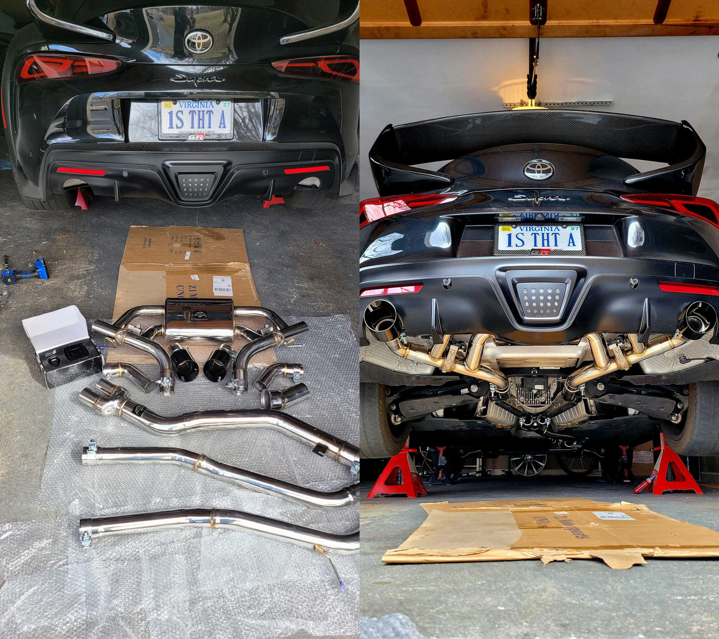 B58 Supra Full Valved Exhaust - 2020+ Toyota Supra MKV A90 A91 3.0L | Palenon Performance