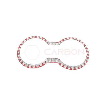 2024+ S650 Mustang Hard Carbon Fiber Cup Holder Trim Cover