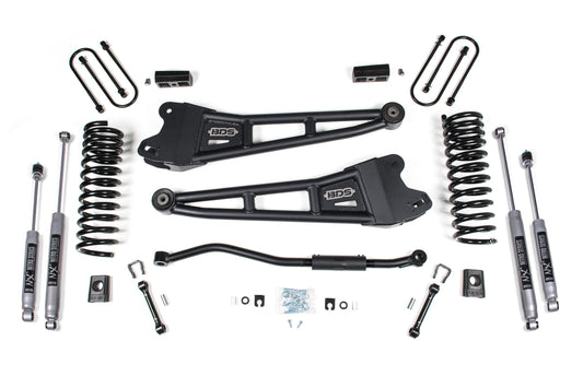BDS SUSPENSION 3 Inch Lift Kit W/ Radius Arm - Ram 3500 (13-18) 4WD - Diesel BDS1622FPE