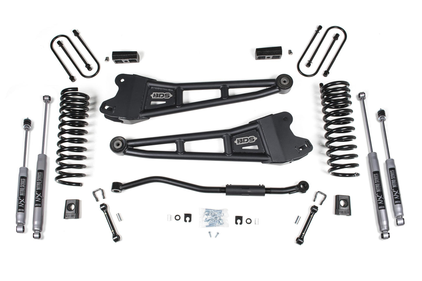 BDS SUSPENSION 3 Inch Lift Kit W/ Radius Arm - Ram 3500 (19-24) 4WD - Diesel BDS1655FPE