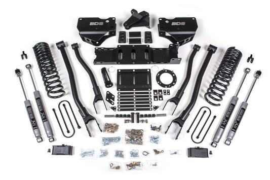 BDS SUSPENSION 4 Inch Lift Kit W/ 4-Link - Ram 3500 (19-23) 4WD - Gas BDS1677H
