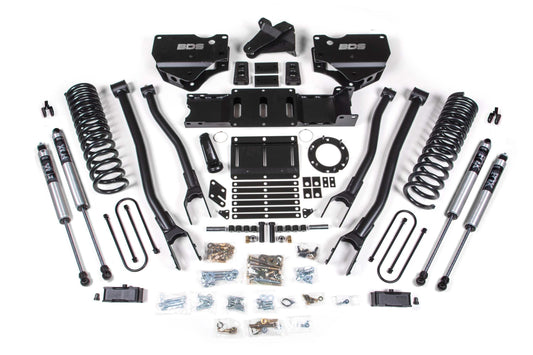 BDS SUSPENSION 4 Inch Lift Kit W/ 4-Link - Ram 3500 (19-23) 4WD - Gas BDS1679FS