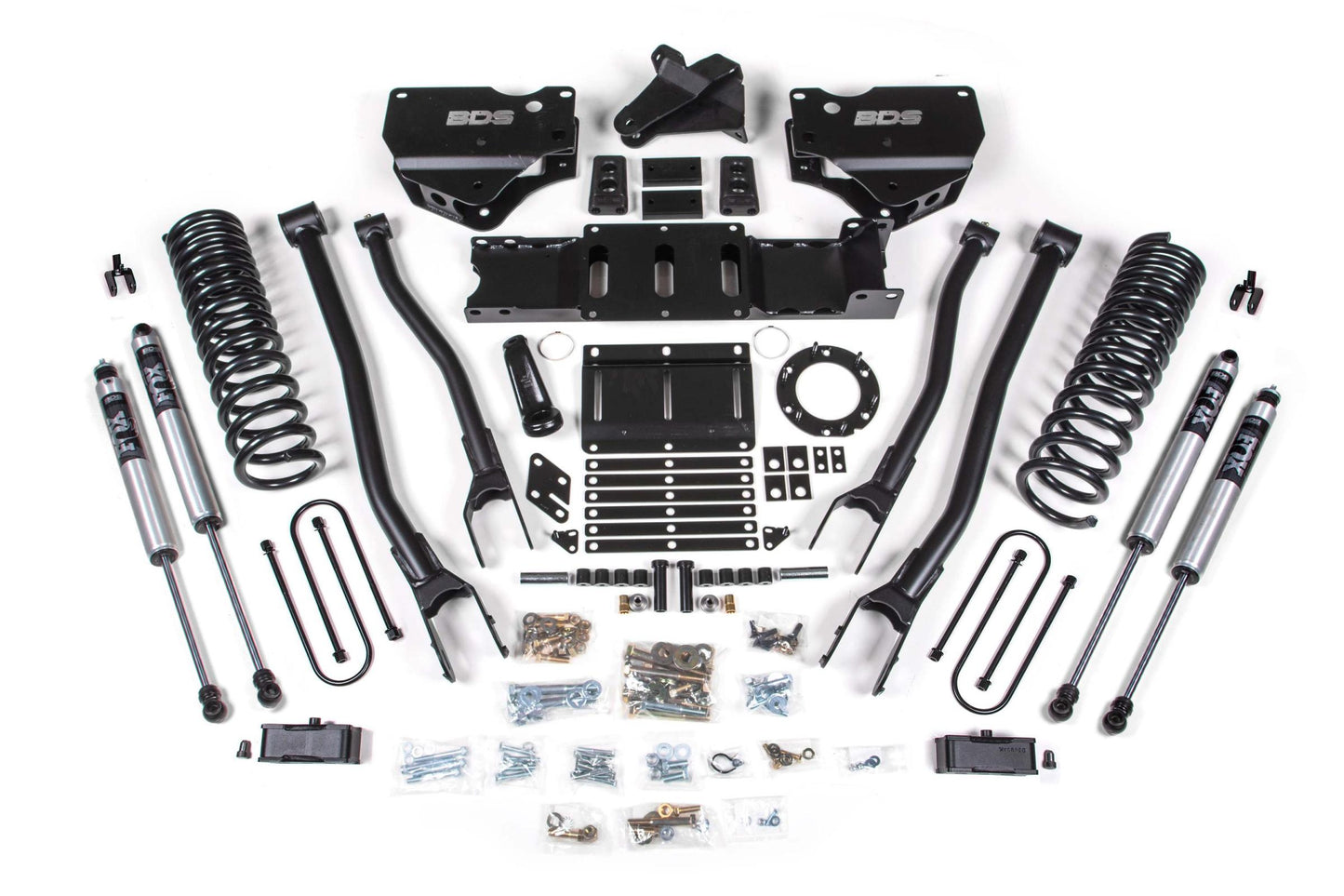 BDS SUSPENSION 4 Inch Lift Kit W/ 4-Link - Ram 3500 (19-23) 4WD - Gas BDS1679H