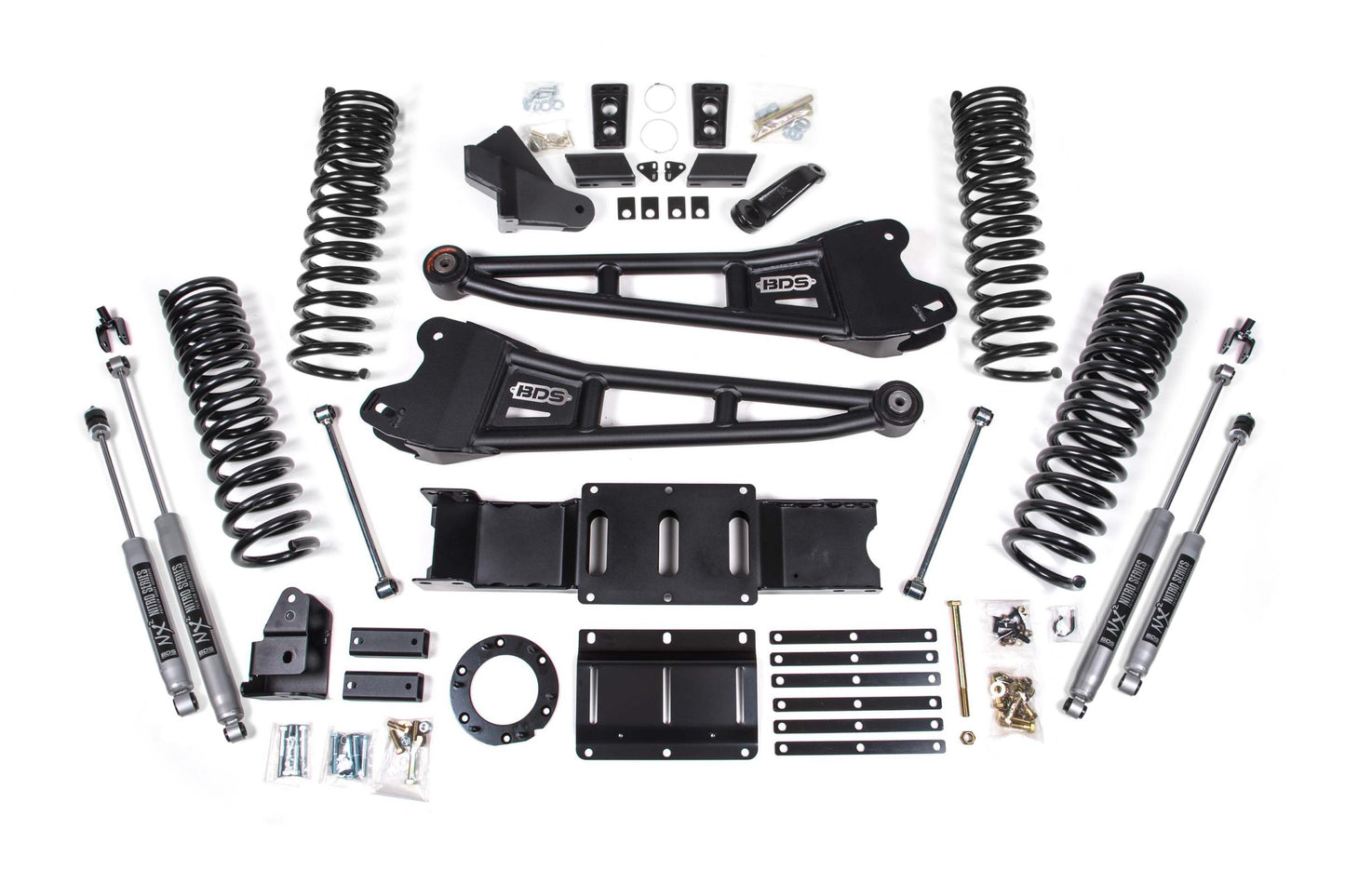 BDS SUSPENSION 6 Inch Lift Kit W/ Radius Arm - Ram 2500 (19-24) 4WD - Diesel BDS1680FPE