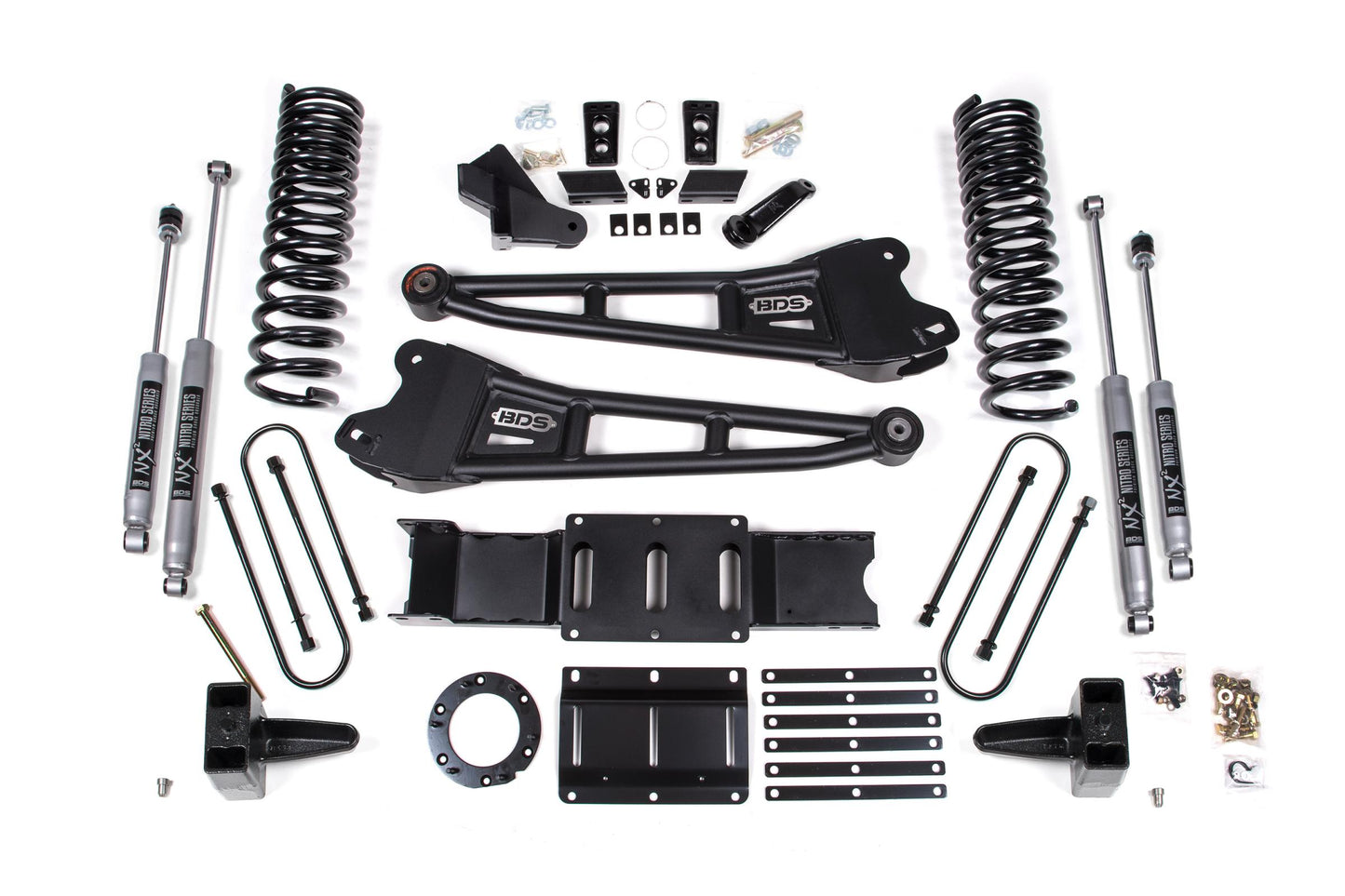 BDS SUSPENSION 6 Inch Lift Kit W/ Radius Arm - Ram 3500 (19-24) 4WD - Diesel BDS1685FPE