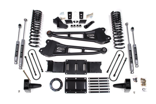 BDS SUSPENSION 5.5 Inch Lift Kit W/ Radius Arm - Ram 3500 (19-24) 4WD - Gas BDS1687FPE