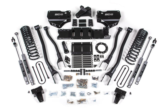 BDS SUSPENSION 5.5 Inch Lift Kit W/ 4-Link - Ram 3500 (19-24) 4WD - Gas BDS1694FPE