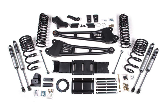 BDS SUSPENSION 4 Inch Lift Kit W/ Radius Arm - Ram 3500 (19-23) 4WD - Gas BDS1702FS
