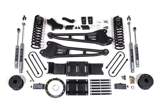 BDS SUSPENSION 4 Inch Lift Kit W/ Radius Arm - Ram 3500 (19-23) 4WD - Gas BDS1702H