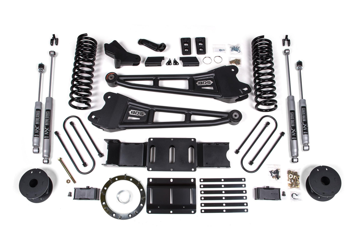 BDS SUSPENSION 4 Inch Lift Kit W/ Radius Arm - Ram 3500 (19-23) 4WD - Gas BDS1703H