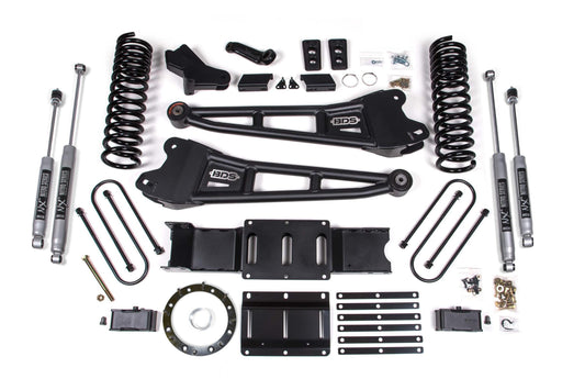 BDS SUSPENSION 4 Inch Lift Kit W/ Radius Arm - Ram 3500 (19-23) 4WD - Diesel BDS1704H