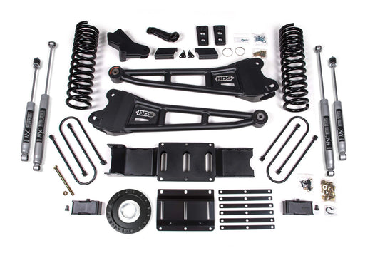 BDS SUSPENSION 4 Inch Lift Kit W/ Radius Arm - Ram 3500 (19-24) 4WD - Diesel BDS1706FS