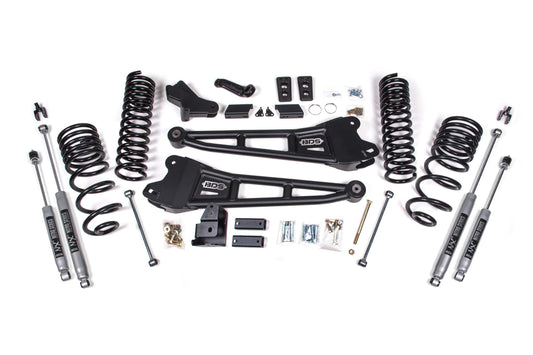 BDS SUSPENSION 4 Inch Lift Kit W/ Radius Arm - Ram 2500 (14-18) 4WD - Gas BDS1763FPE