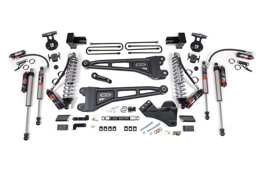BDS SUSPENSION 4 Inch Lift Kit W/ Radius Arm - FOX 2.5 Performance Elite Coil-Over Conversion - Ford F250/F350 Super Duty (17-19) 4WD - Diesel BDS1967FPE