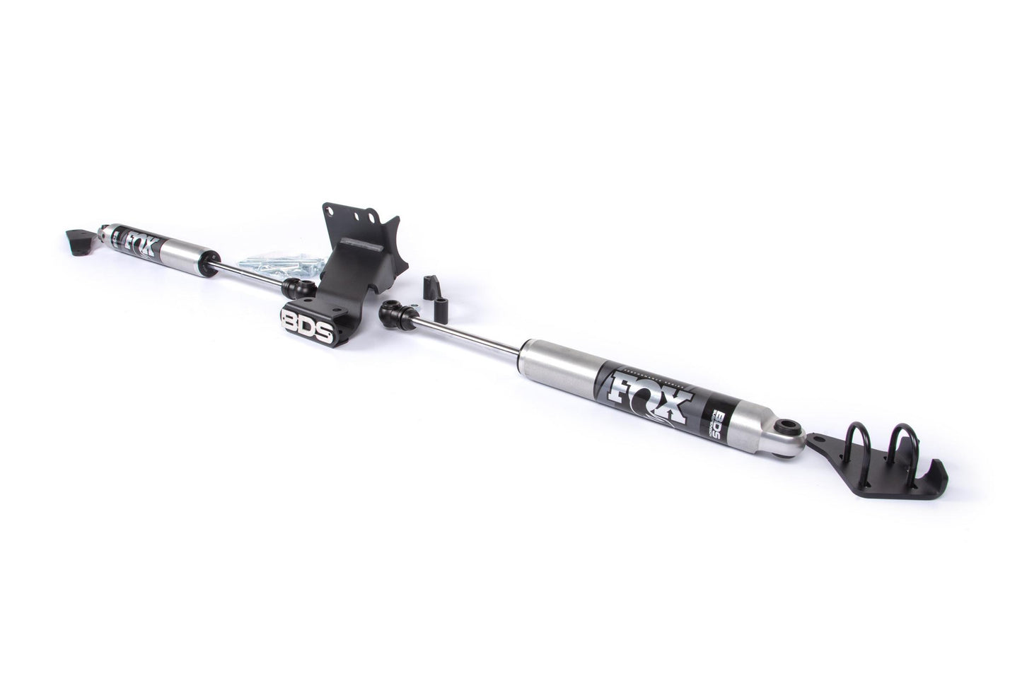 BDS SUSPENSION Dual Steering Stabilizer Kit W/ FOX 2.0 Performance Shocks - T-Style Steering - Ram 2500 (19-24) And 3500 (19-24) 4WD BDS2031DF