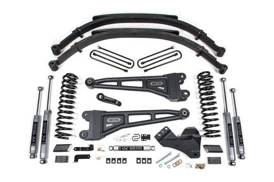 BDS SUSPENSION 5 Inch Lift Kit W/ Radius Arm - Ford F250/F350 Super Duty (23-24) 4WD - Diesel BDS2208H