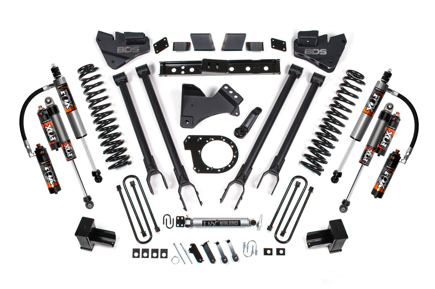 BDS SUSPENSION 6 Inch Lift Kit - 4-Link Conversion - Ford F250/F350 Super Duty (17-19) 4WD - Diesel BDS2224FPE