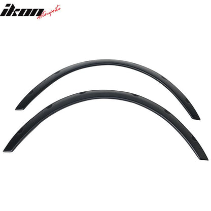Ikon V2 Universal 50mm Front & 70mm Wide Rear PU Fender Flares of 4