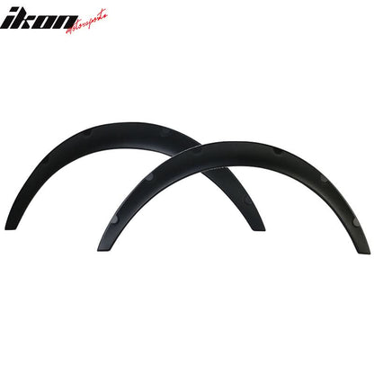 Ikon V2 Universal 50mm Wide PU Fender Flares 4 Pieces Set