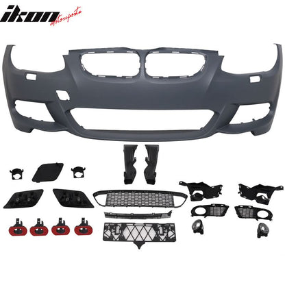 2011-2013 BMW E92 LCI M-T Msport Front Bumper Cover + Fog Lamps