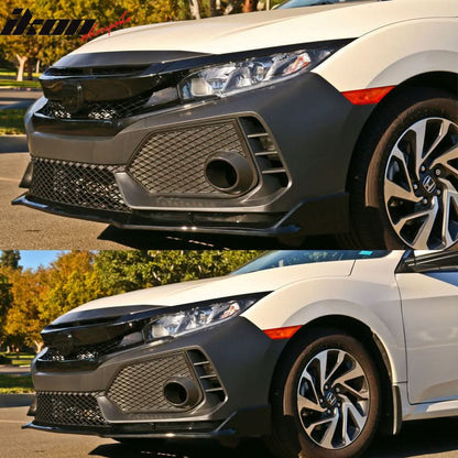 2016-2021 Honda Civic 10th-Gen Type-R Style Front Bumper Conversion