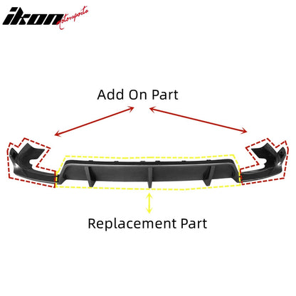 Fits 20-23 G06 X6 M Sport IKON Gloss Black Front Rear Lip Side Skirt