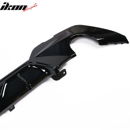 2019-2022 BMW G20 3-Serie 330i Gloss Black Rear Bumper Lip Diffuser PP