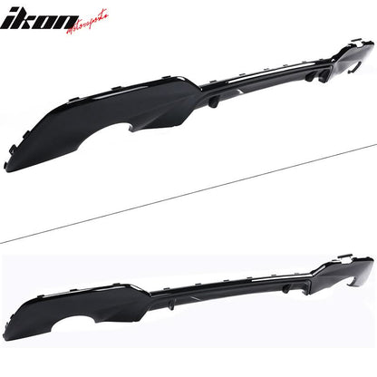 2019-2022 BMW G20 3-Serie 330i Gloss Black Rear Bumper Lip Diffuser PP