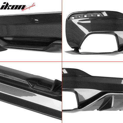 2017-2020 BMW G30 5 Series MT MP Style Rear Diffuser Carbon Fiber