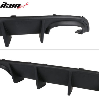 2015-2023 Dodge Charger Rear Bumper Quad Exhaust Rear Lip Diffuser PP