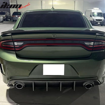 2015-2024 Dodge Charger SRT V3 Rear Diffuser with Reflective Tape PP