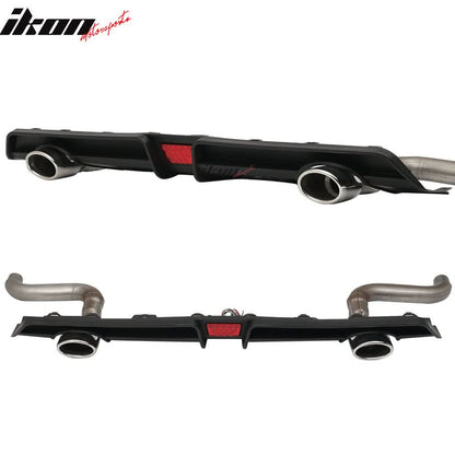 2016-2021 Honda Civic Rear Bumper Diffuser w/ 4in Exhaust Tips