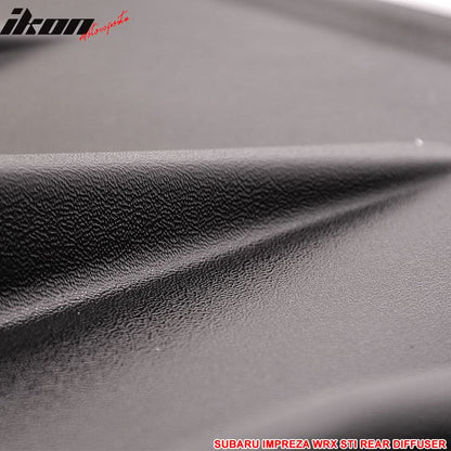 2002-2003 Subaru Impreza WRX STI HT Style Rear Bumper Diffuser ABS