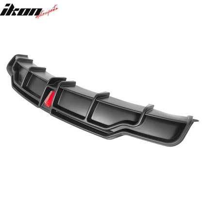 2017-2024 Tesla Model 3 IKON Style Rear Diffuser W/ LED PP