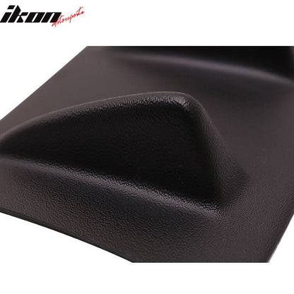2008-2013 BMW M3 E90 E92 E93 3Fin Matte Black Rear Bumper Diffuser ABS