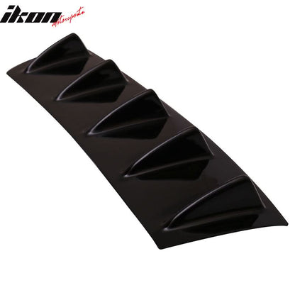 2003-2008 BMW Z4 E85 5 Fins Gloss Black Rear Bumper Diffuser ABS