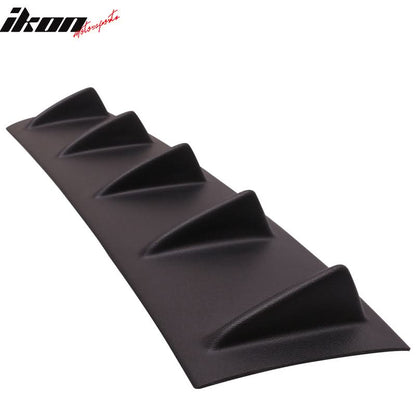 2015-2024 Dodge Charger V1 Matte Black Rear Bumper Lip Diffuser ABS
