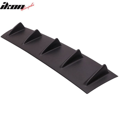2003-2006 Infiniti G35 2DR V1 Matte Black Rear Bumper Lip Diffuser ABS