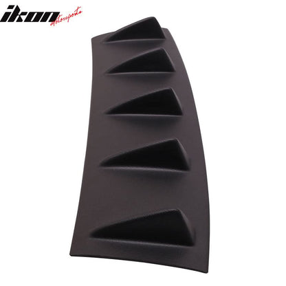 2006-2013 BMW 3 Series V1 Matte Black Rear Bumper Lip Diffuser ABS