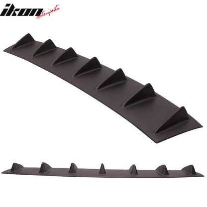 Kia Optima V1 Style 7 Fins Matte Black Rear Bumper Diffuser ABS