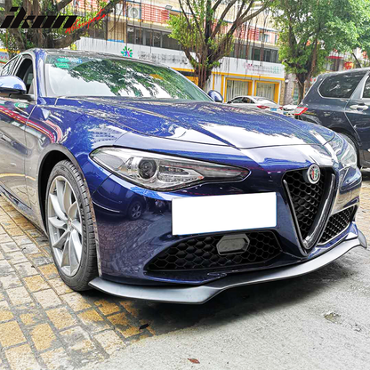 2017-2021 Alfa Romeo Giulia A Style Painted Front Bumper Lip PP
