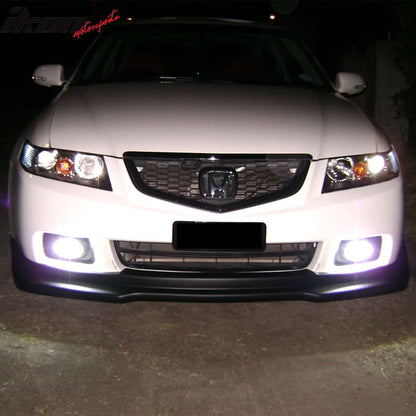2004-2005 Acura TSX P1 Paint #B92P Nighthawk Black Pearl Front Lip PU