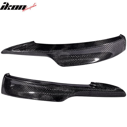 2009-2011 BMW E90 328i 335i MT Carbon Fiber Front Bumper Lip CF 2Pcs