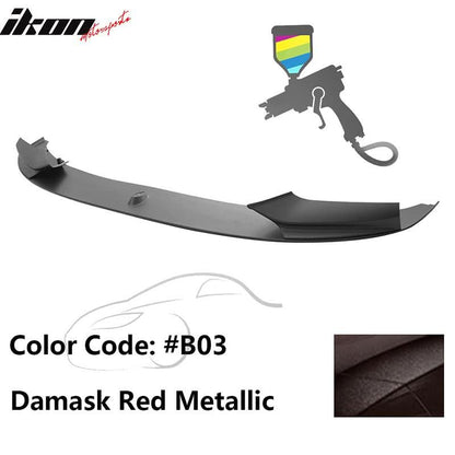 2011-2016 BMW F10 Performance Style Front Bumper Lip Spoiler PP