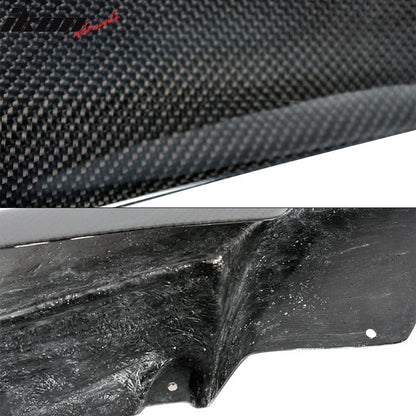 2012-18 BMW F30 3 Serie M-Sport Matte Carbon Fiber Front Lip Splitter