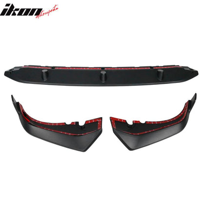 2019-2022 BMW G07 X7 M Sport Primer Front Bumper Lip Spoiler 3PC ABS