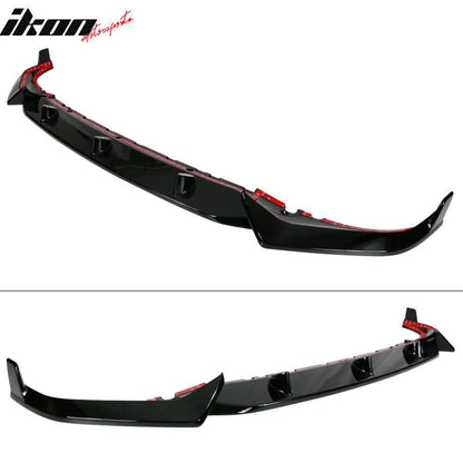 2019-2022 BMW G07 X7 M Sport Gloss Black ABS Front Bumper Lip Spoiler