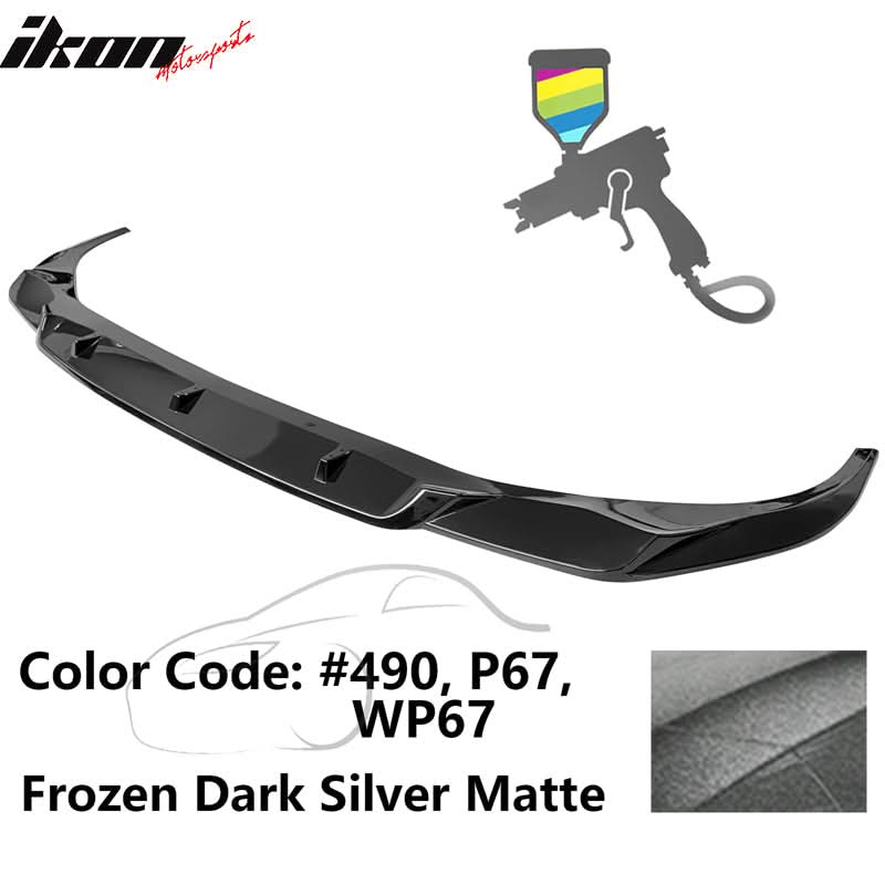 2020-2022 BMW 7 G12 IKON Style Painted Front Bumper Lip Spoiler PP